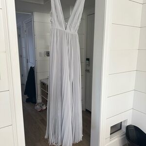Fame and Partners White Maxi Dress